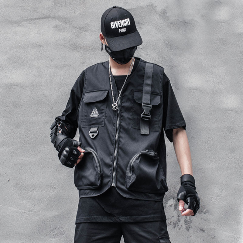 cargo vest streetwear