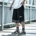 black and white bandana shorts - Vignette | OFF-WRLD