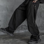 baggy black pants with chain - Vignette | OFF-WRLD