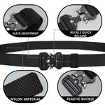 military-style tactical nylon belt - Vignette | OFF-WRLD