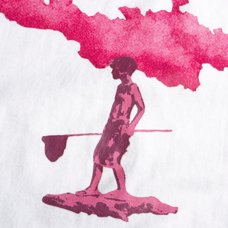 streetwear disintegration tee shirt