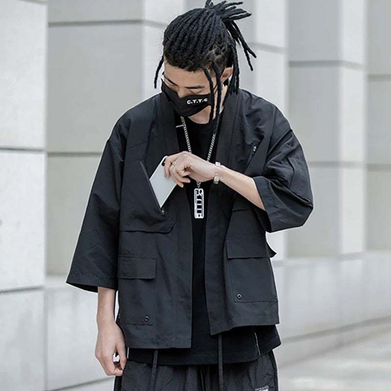 Men's kimono streetwear hotsell