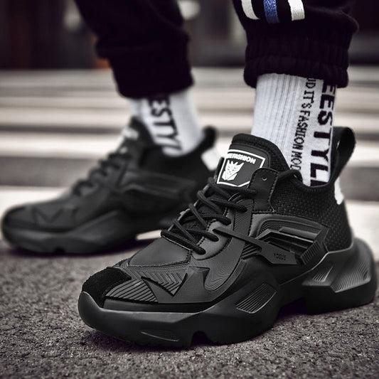 black streetwear sneakers