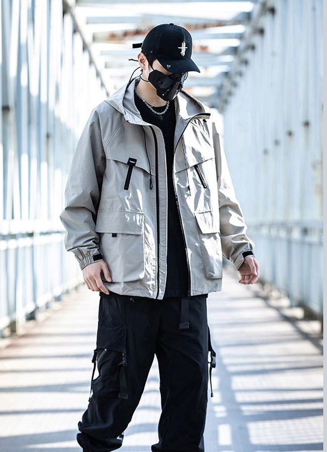 Hooded Cargo Jacket OFF WRLD TECHWEAR