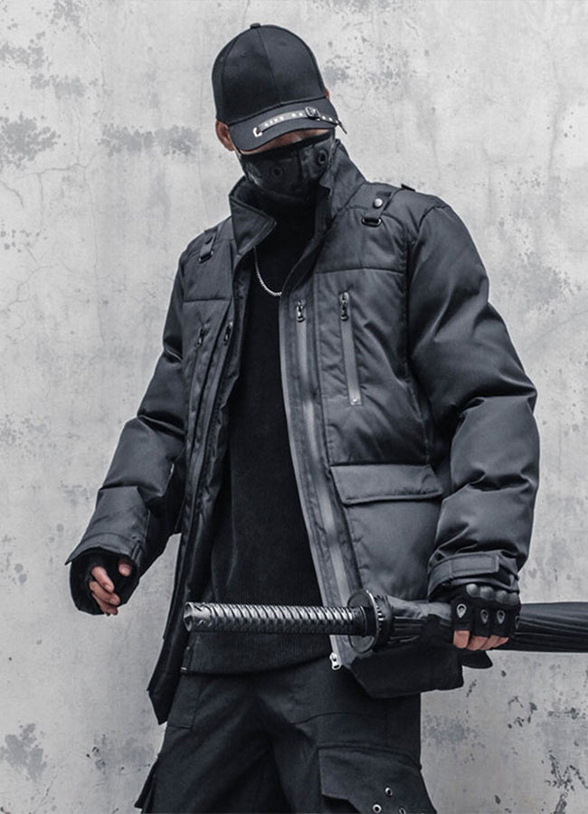 techwear padded jacket