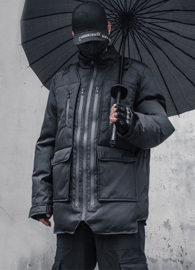 techwear padded jacket